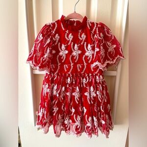 Ivy City Co. Christmas Dress for Baby Girl
